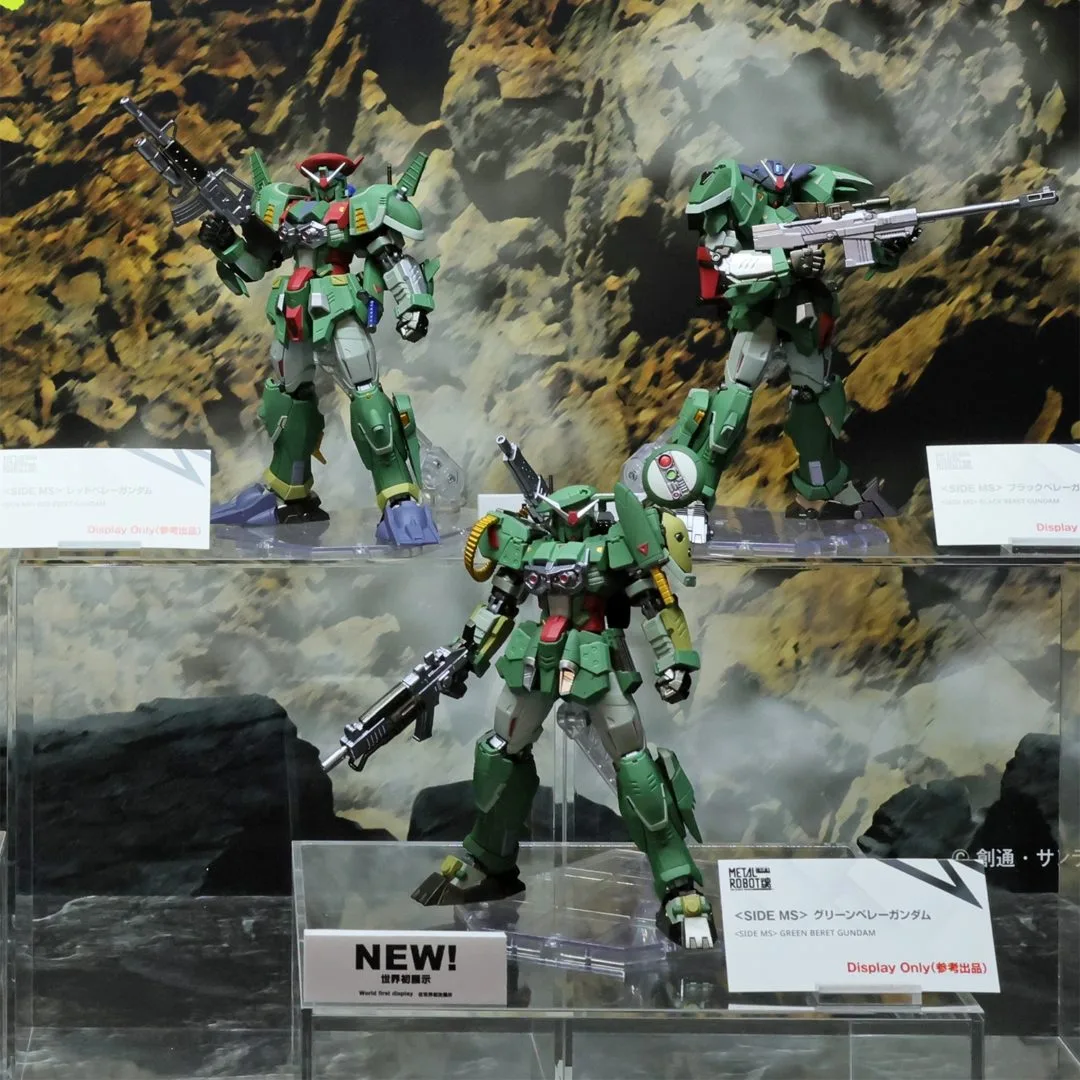 METAL ROBOT魂 <SIDE MS> レッドベレーガンダム/ブラックベレーガンダム/グリーンベレーガンダム 全て参考出品