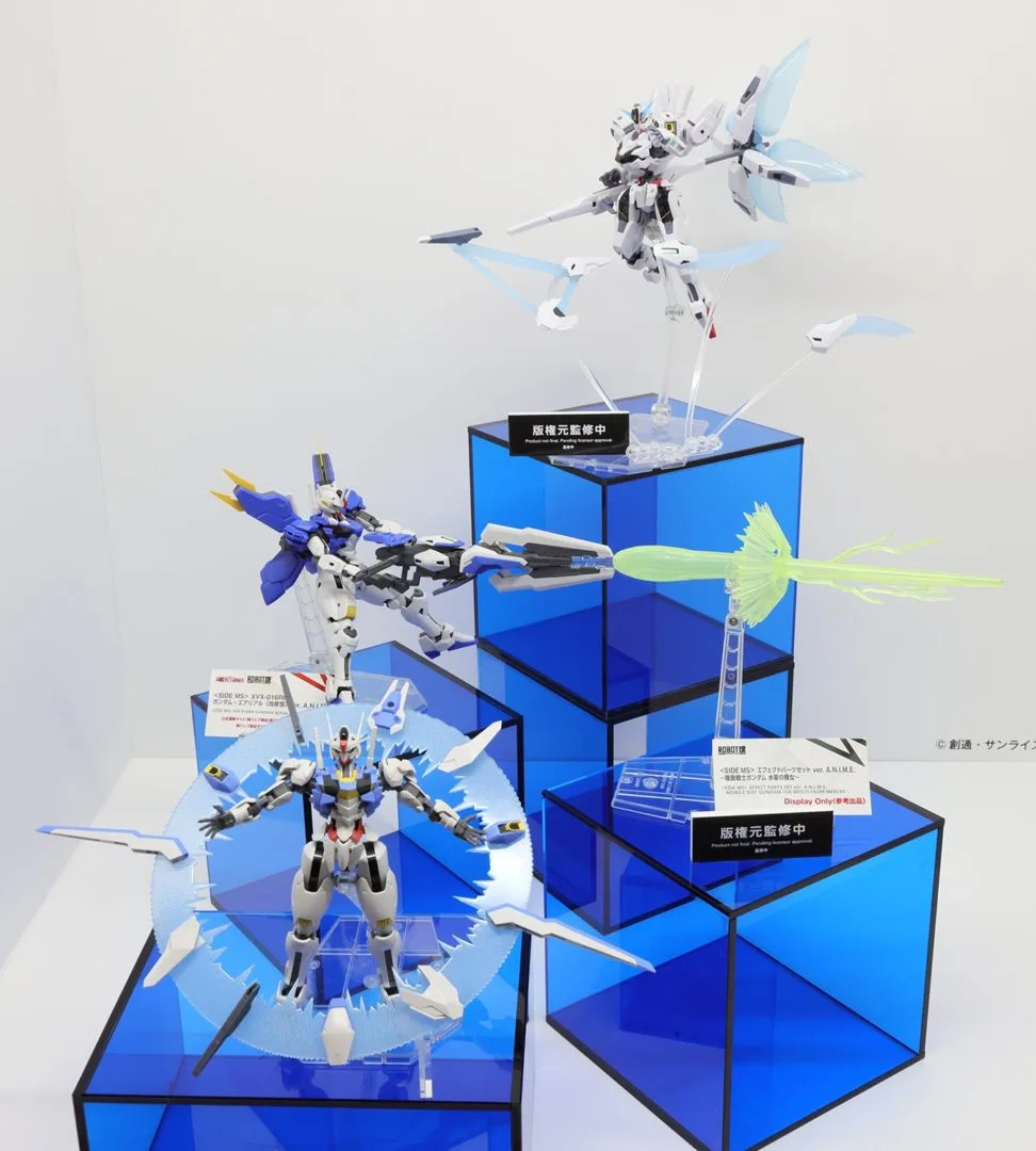 ROBOT魂 <SIDE MS> エフェクトパーツセット ver. A.N.I.M.E. ~機動戦士ガンダム 水星の魔女~ 参考出品
※画像は ROBOT魂 ver. A.N.I.M.E.『機動戦士ガンダム 水星の魔女』シリーズ(発売中または魂ウェブ商店/受注終了)との組み合わせ例です。