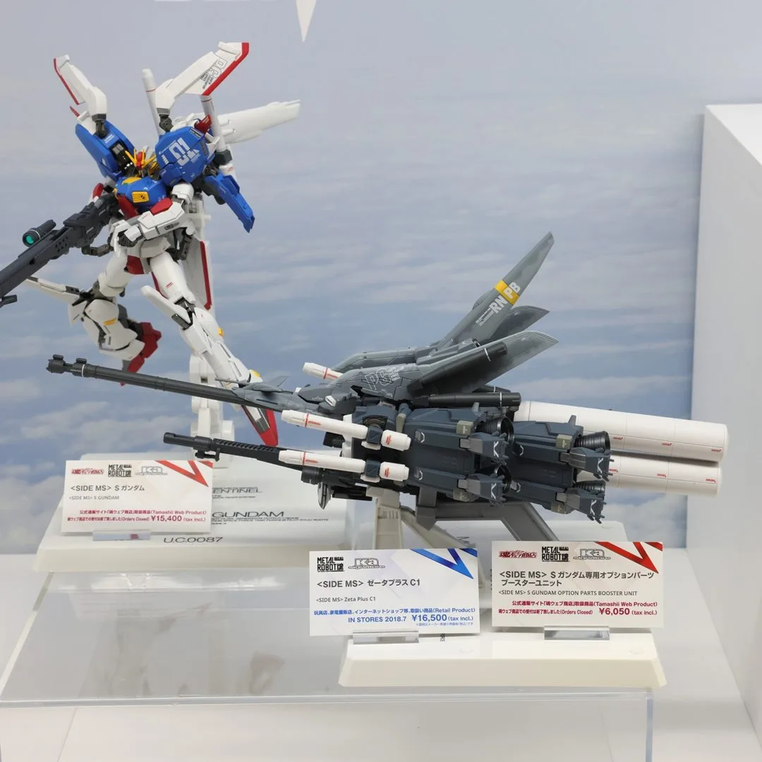 METAL ROBOT魂(Ka signature) <SIDE MS> Sガンダム専用オプションパーツ ブースターユニット 魂ウェブ商店/受注終了
※画像は同シリーズ「ゼータプラスC1」(発売中)との組み合わせ例です。