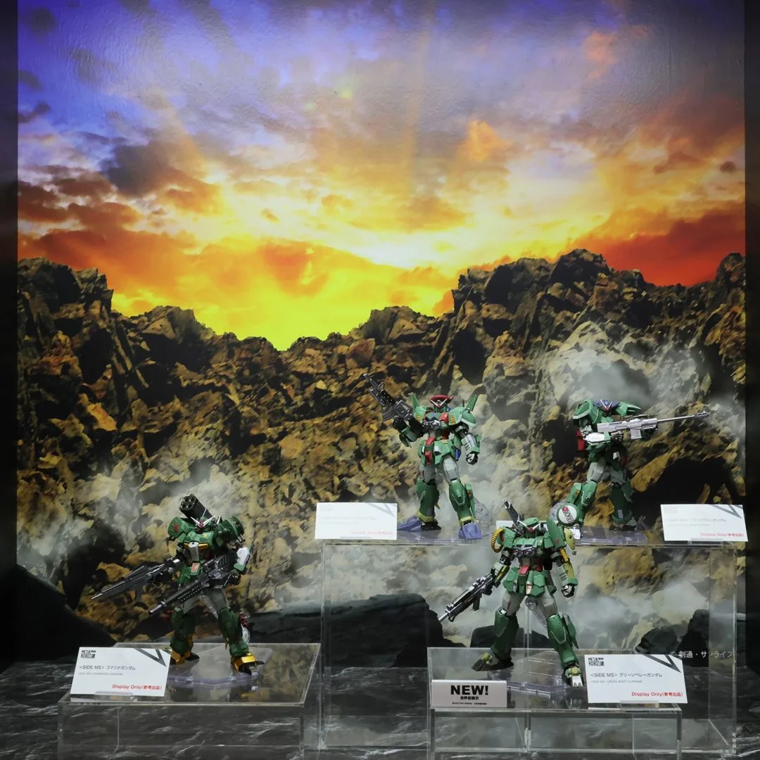 METAL ROBOT魂 <SIDE MS> コマンドガンダム/レッドベレーガンダム/ブラックベレーガンダム/グリーンベレーガンダム 全て参考出品