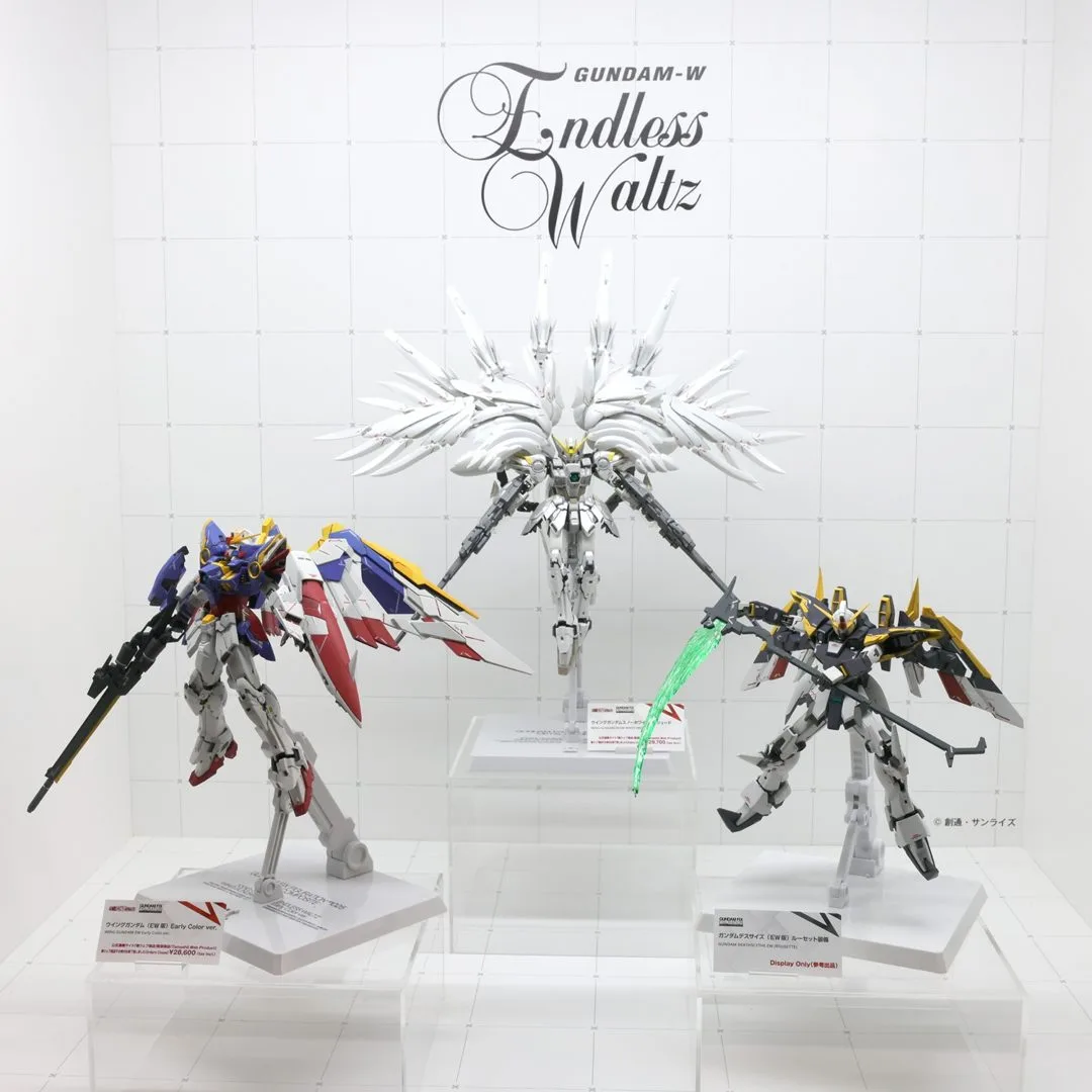 GUNDAM FIX FIGURATION METAL COMPOSITE ウイングガンダム(EW版)Early Color ver. 魂ウェブ商店/受注終了
GUNDAM FIX FIGURATION METAL COMPOSITE ウイングガンダム スノーホワイトプレリュード 魂ウェブ商店/受注終了
GUNDAM FIX FIGURATION METAL COMPOSITE ガンダムデスサイズ(EW版)ルーセット装備 参考出品
