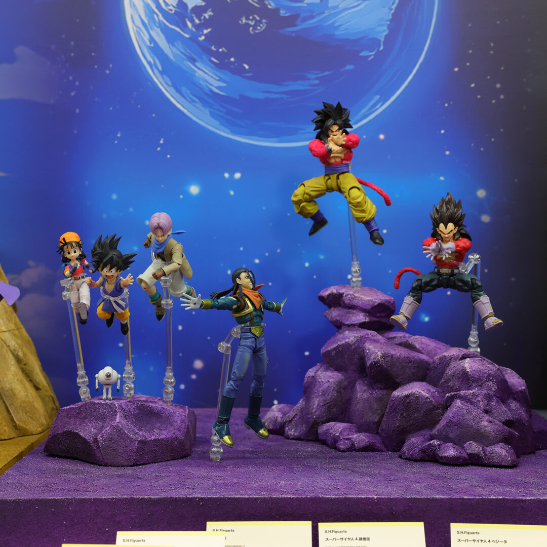 『ドラゴンボール』ヒストリー S.H.Figuarts×ジオラマ展示
S.H.Figuarts トランクス -GT-　魂ウェブ商店/2024年11月発送
S.H.Figuarts 超17号　魂ウェブ商店/2024年12月発送予定
S.H.Figuarts パン-GT-＆ギル　魂ウェブ商店/2025年1月発送予定
※上記以外は店頭発売中または魂ウェブ商店/受注終了です。