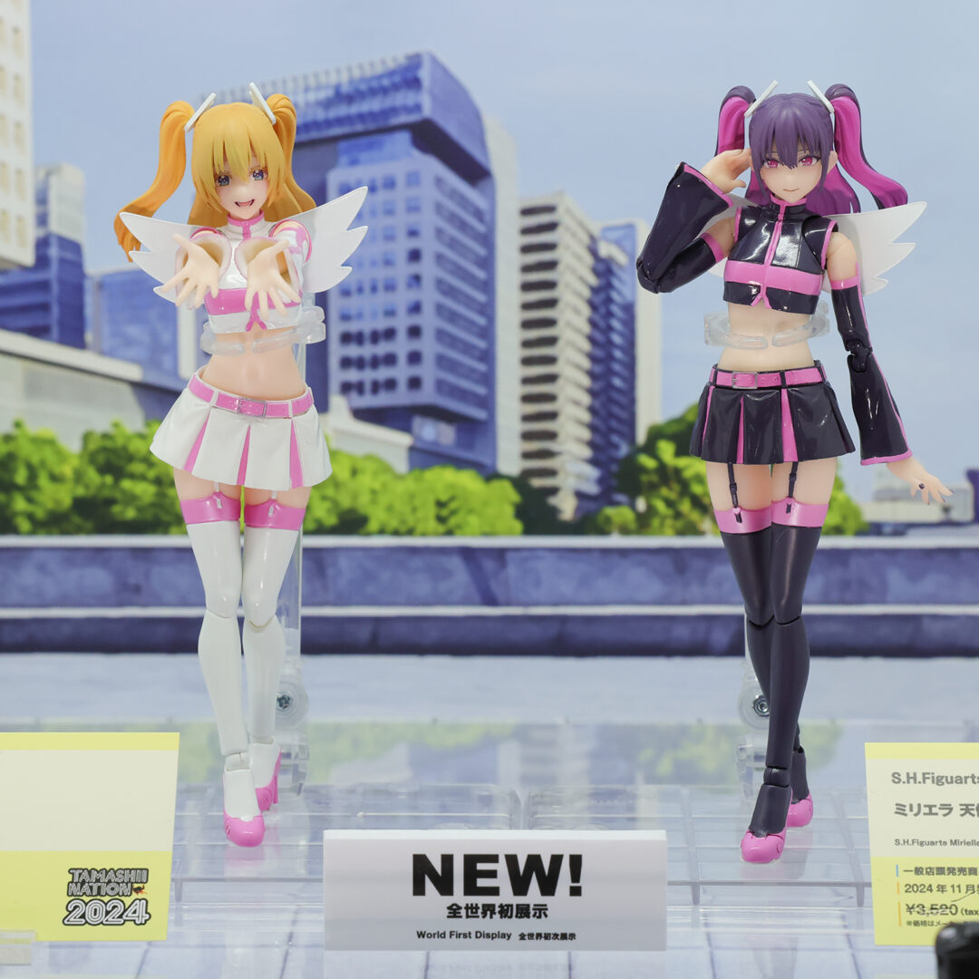 S.H.Figuarts リリエル 天使空挺隊／リリサ　2025年4月店頭発売予定
S.H.Figuarts ミリエラ 天使空挺隊／美花莉　2025年4月店頭発売予定