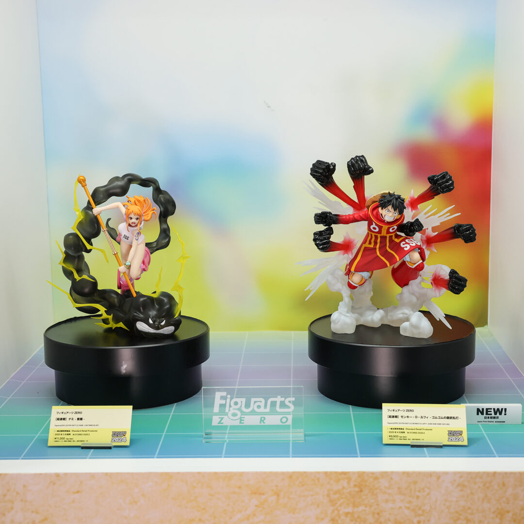 フィギュアーツZERO ［超激戦］ナミ -雷霆-　2025年3月店頭発売予定
フィギュアーツZERO ［超激戦］モンキー・D・ルフィ -ゴムゴムの鷹銃乱打-　2025年4月店頭発売予定
