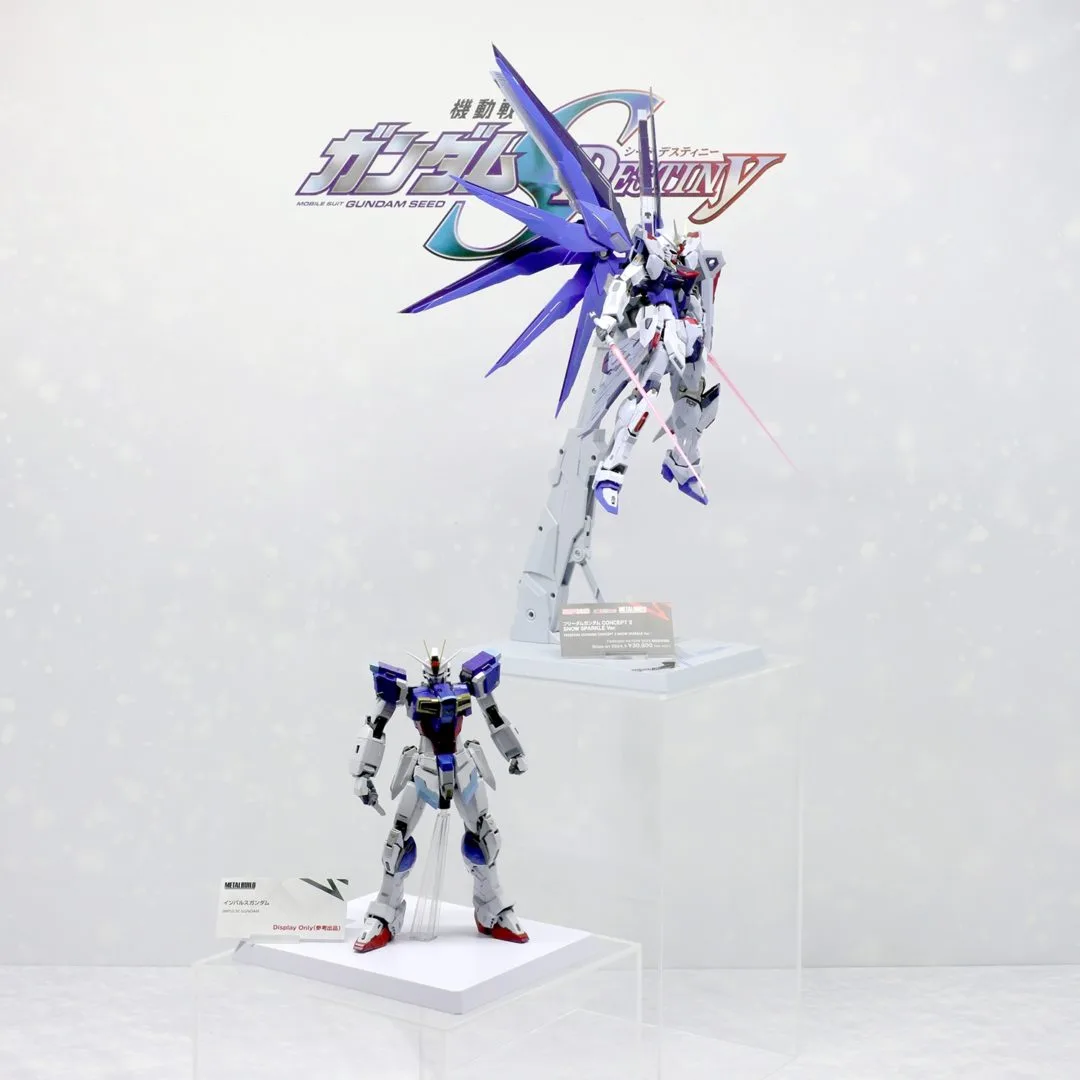 METAL BUILD インパルスガンダム 参考出品
METAL BUILD フリーダムガンダム CONCEPT 2 SNOW SPARKLE Ver. 魂ネイション2023開催記念商品