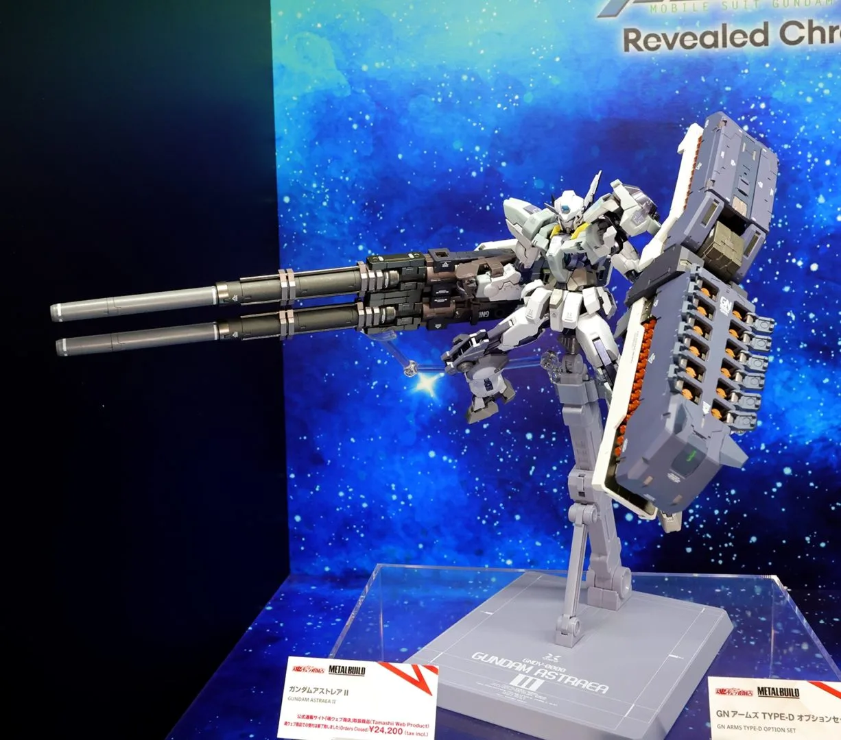 METAL BUILD GNアームズ TYPE-D オプションセット 魂ウェブ商店/2024年4月発送予定
METAL BUILD ガンダムアストレアII 魂ウェブ商店/受注終了