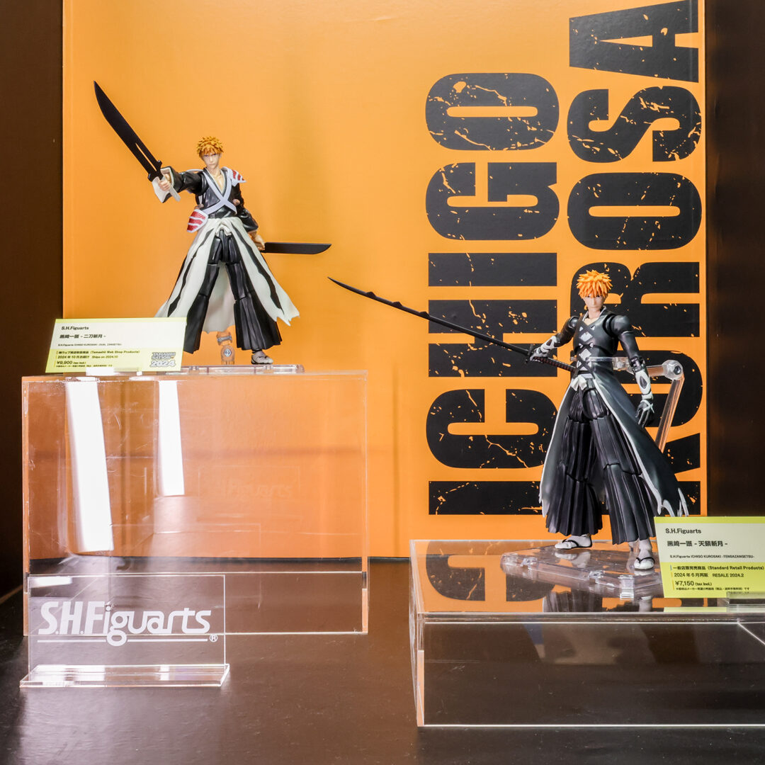 S.H.Figuarts 黒崎一護 -天鎖斬月-　発売中
S.H.Figuarts 黒崎一護 -二刀斬月- 魂ウェブ商店/受注終了