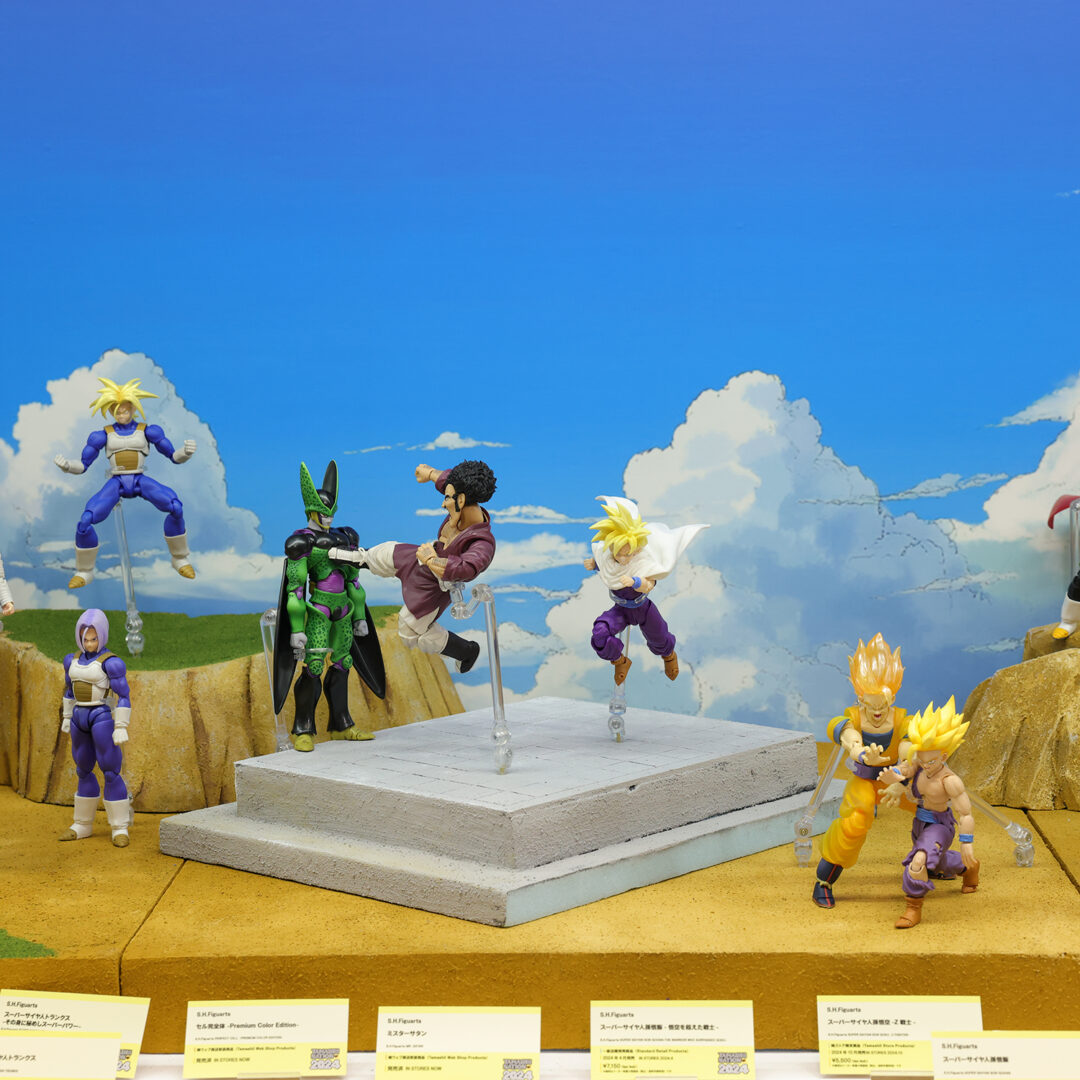 『ドラゴンボール』ヒストリー S.H.Figuarts×ジオラマ展示
※店頭発売中または魂ウェブ商店/受注終了です。
