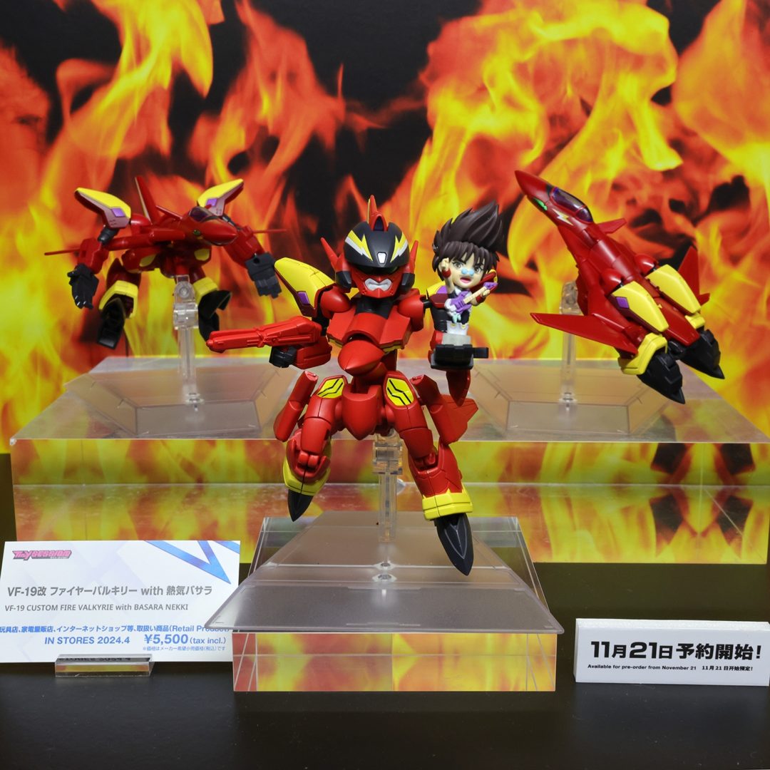 TINY SESSION VF-19改 ファイヤーバルキリー with 熱気バサラ　2024年4月店頭発売予定