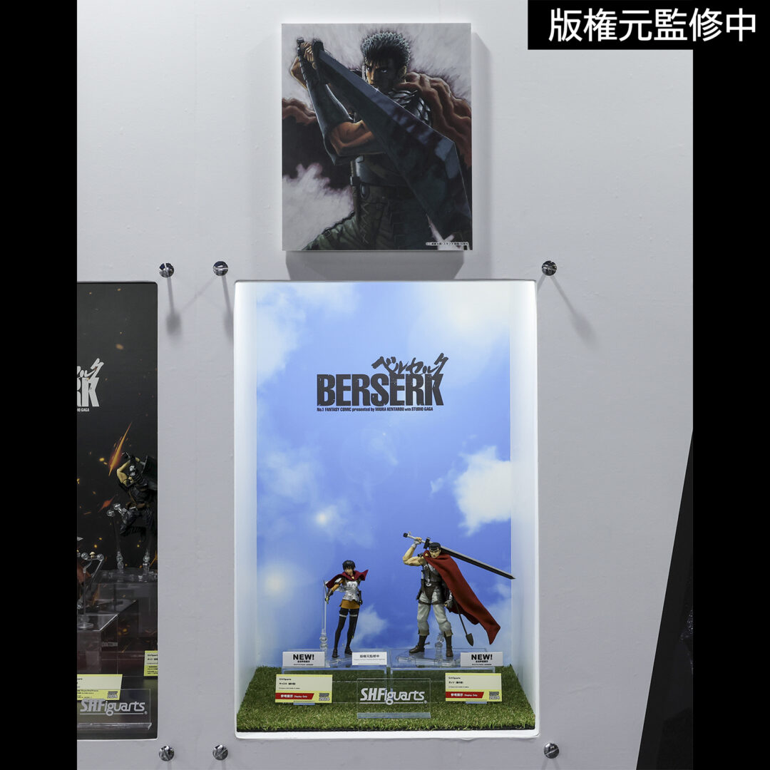 S.H.Figuarts ガッツ（鷹の団）　参考展示
S.H.Figuarts キャスカ（鷹の団）　参考展示