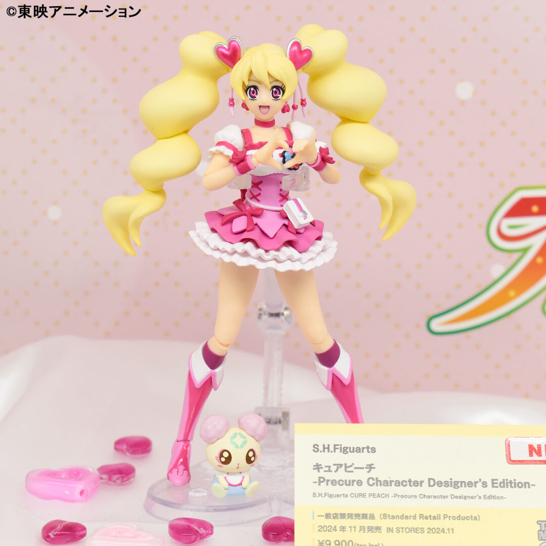 S.H.Figuarts キュアピーチ -Precure Character Designer’s Edition-　2024年11月店頭発売